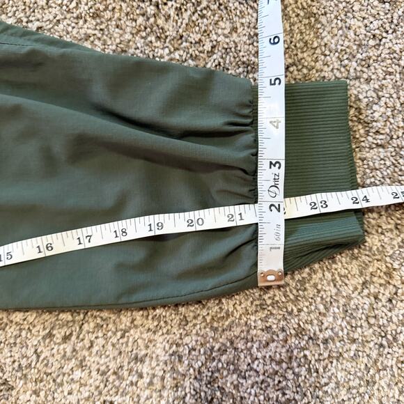 LL. Bean Vista Camp Pants, Jogger Green Medium Petite - Picture 6 of 7